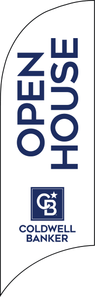 Real Estate OPEN HOUSE FEATHER FLAG ONLY, 7-foot