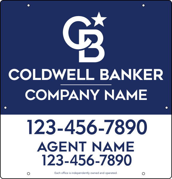 Agent Hanging Sign Panel, 25h x 24w, 3MM Aluminum Composite