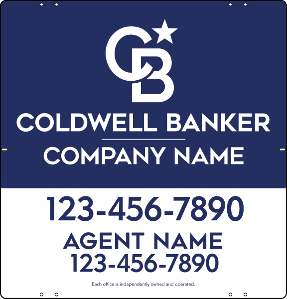 Agent Sign Panel, 25h x 24w, 3MM Aluminum Composite