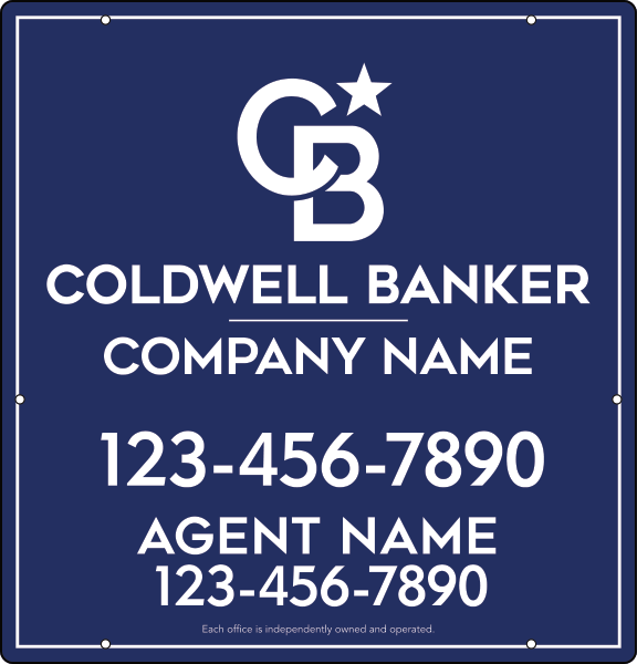 Agent Hanging Sign Panel, 25h x 24w, 3MM Aluminum Composite