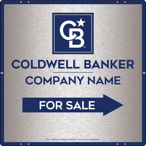 Office For Sale Sign Panel, 24h x 24w, 3MM Brushed Aluminum Composite