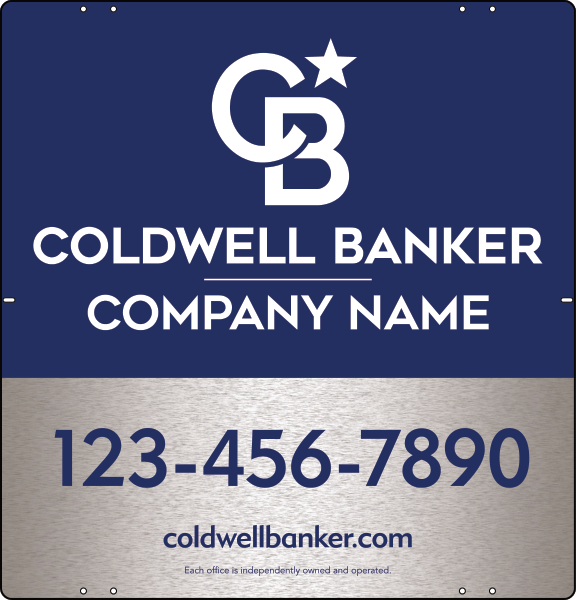 Office Sign Panel, 25h x 24w, 3MM Brushed Aluminum Composite