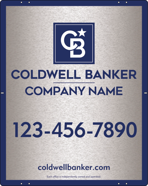 Office Sign Panel, 30h x 24w, 3MM Brushed Aluminum Composite