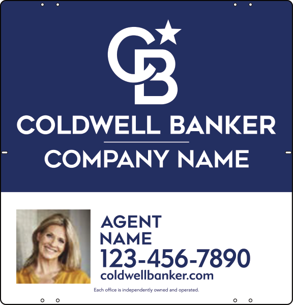 Agent Photo Sign Panel, 25h x 24w, 3MM Aluminum Composite