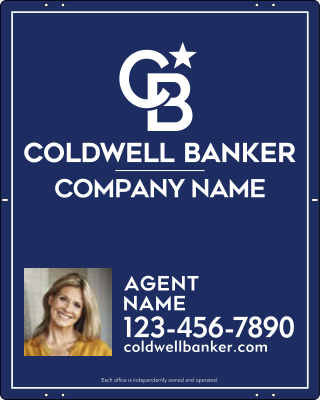 Agent Photo Sign Panel, 30h x 24w, 3MM Aluminum