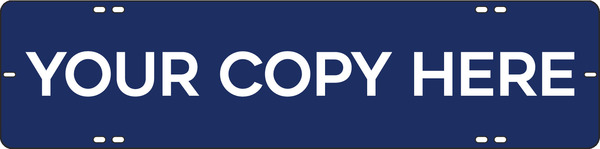 Custom Sign Rider, 6h x 24w, Steel