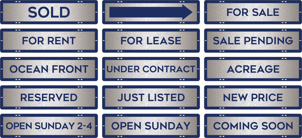 Message Sign Riders, 6h x 24w, 3MM Brushed Aluminum Composite