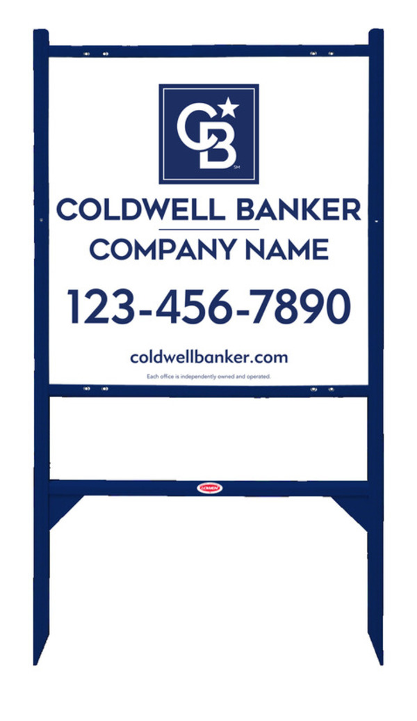 Angle Iron Frame and Office Sign Panel Unit, 24h x 24w, .040 Aluminum