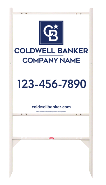 Angle Iron Frame and Office Sign Panel Unit, 30h x 24w, 3MM Aluminum Composite