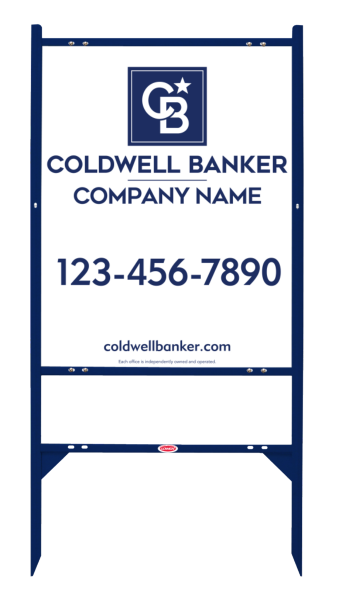 Angle Iron Frame and Office Sign Panel Unit, 30h x 24w, 3MM Aluminum Composite