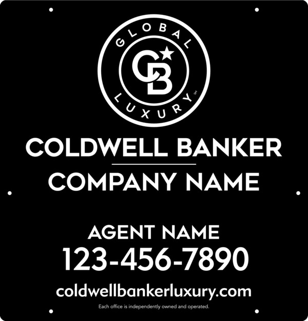 Agent Hanging Sign Panel, 25h x 24w, 3MM Aluminum Composite