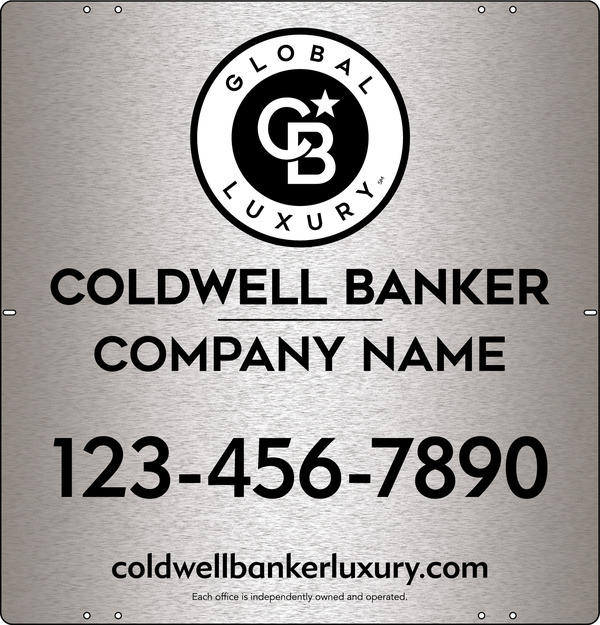 Office Sign Panel, 25h x 24w, 3MM Brushed Aluminum Composite