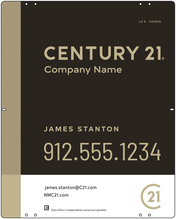 Aluminum Sign Panel, 30h x 24w