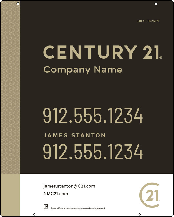 Aluminum Hanging Sign Panel, 30h x 24w