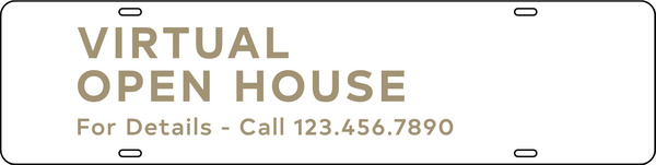 Steel Virtual Open House Call Rider 6x24 - Century 21 | Lowen Sign