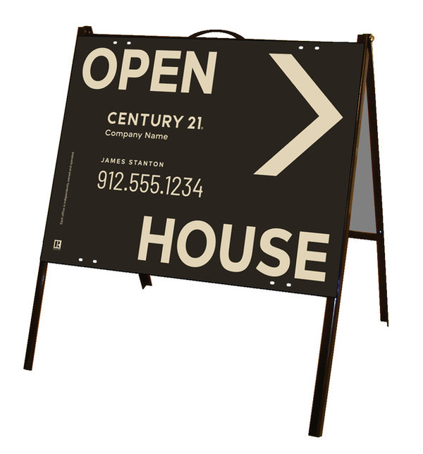 Open House A-Frame and Sign Panel Unit, 18h x 24w