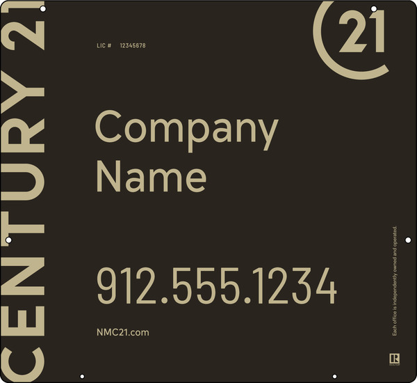 Aluminum Hanging Sign Panel, 22h x 24w