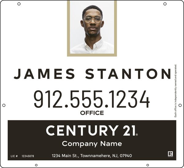 Steel Agent Photo Centric Hanging Panel 22x24 - C21 | Lowen Sign