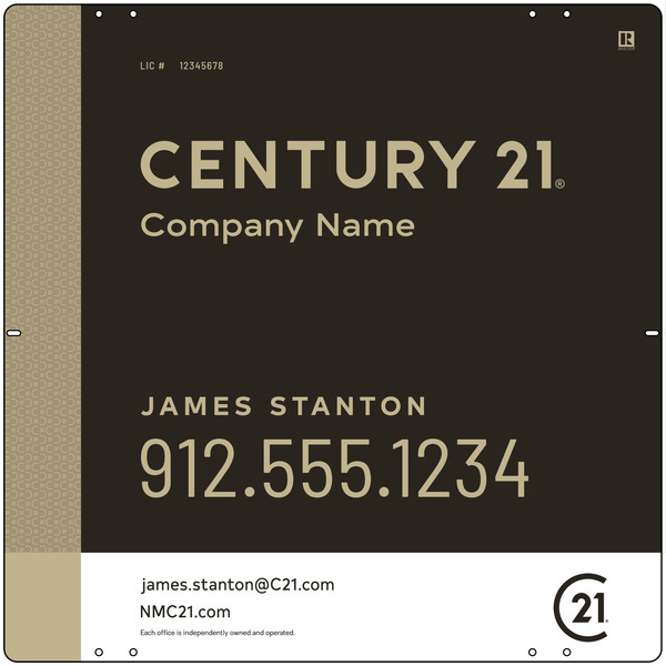 Aluminum Sign Panel, 24h x 24w