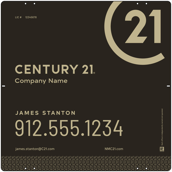Aluminum Sign Panel, 24h x 24w