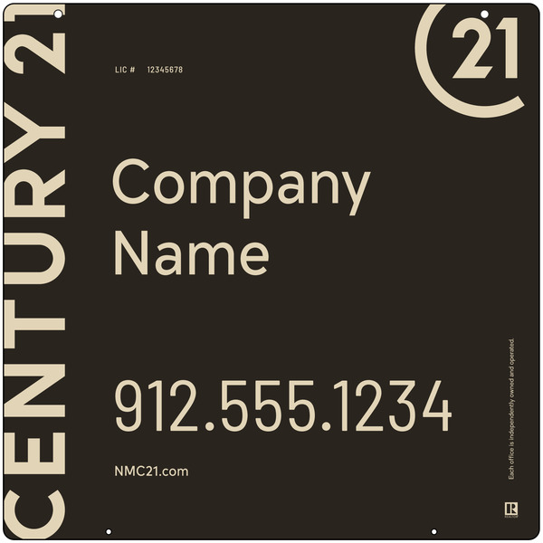 Hanging Sign Panel, 24h x 24w, Steel