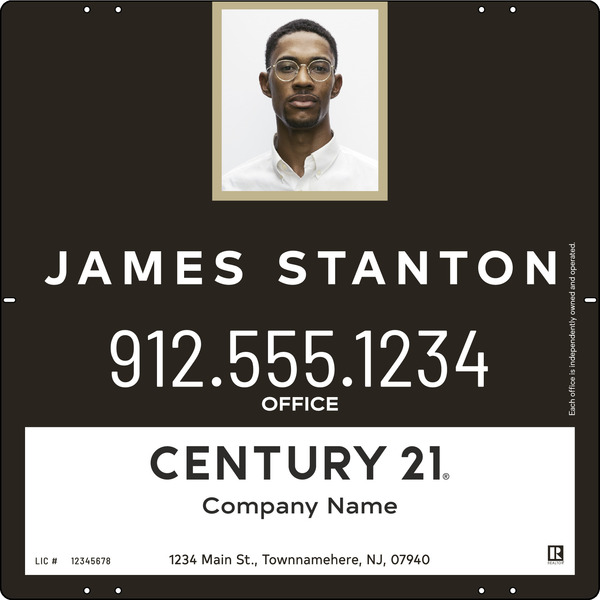 Aluminum Composite Agent Photo Centric Yard Panel 24x24 - C21