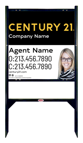 Gibraltar Frame 24x24 Steel Commercial Office - Century 21 | Lowen Sign