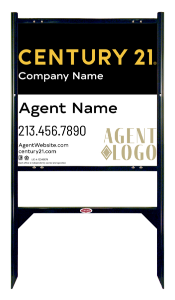 Angle Iron Frame and Sign Panel Unit, 24h x 24w, Steel