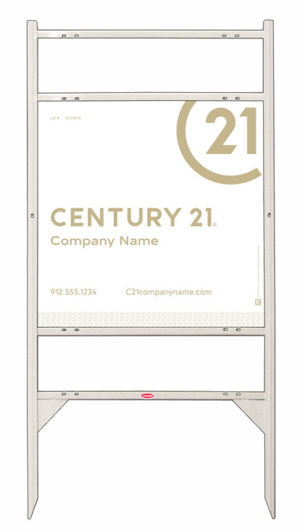 Angle Iron Frame and Sign Panel Unit, 24h x 24w