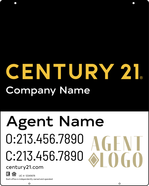 Hanging Sign Panel, 30h x 24w, Steel