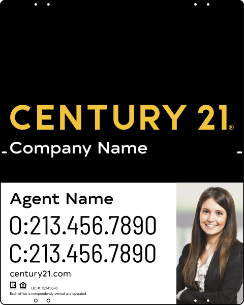 Reflective Panel 30x24 Steel DF  Property - Century 21 | Lowen Sign