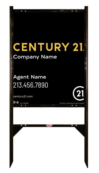 Gibraltar Frame Unit 30x24 Steel Agent - Century 21 | Lowen Sign