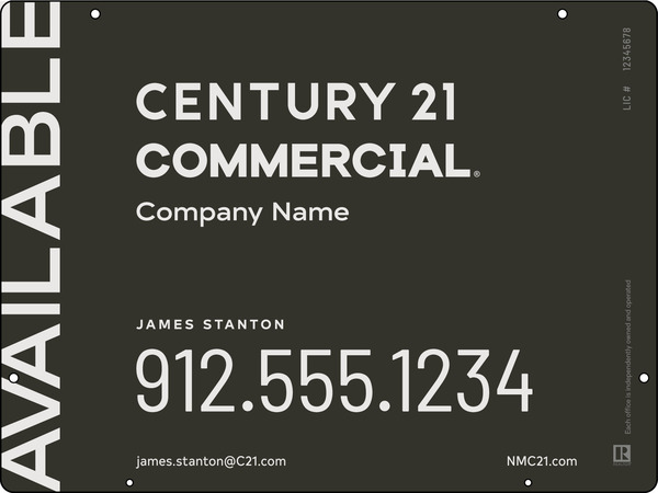 Commercial Hanging Sign Panel, 18h x 24w, Aluminum