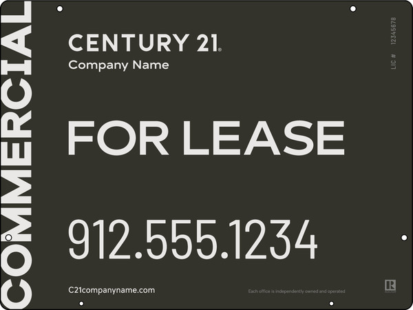 Commercial Office Hanging Sign Panel, 18h x 24w, Aluminum