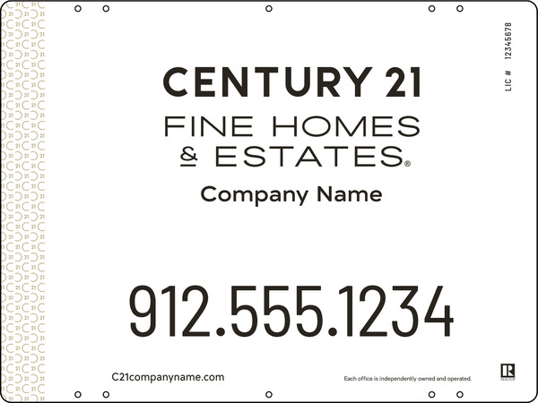Aluminum Sign Panel, 18h x 24w