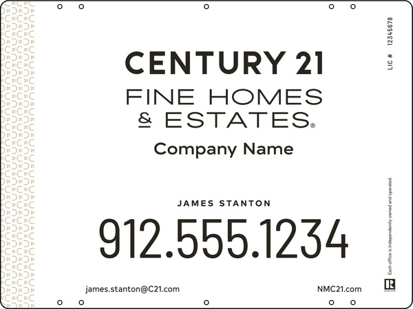 Aluminum Sign Panel, 18h x 24w