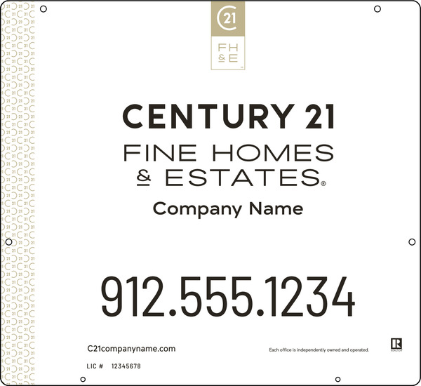 Aluminum Hanging Sign Panel, 22h x 24w