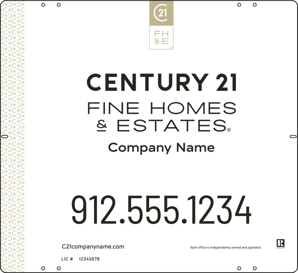 Sign Panel, DF, 22h x 24w, 3mm Aluminum Composite