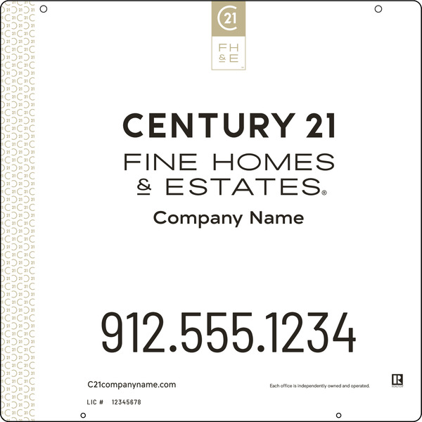 Aluminum Hanging Sign Panel, 24h x 24w