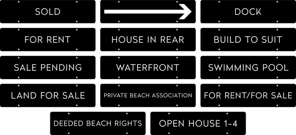 Message Sign Riders DF, 6h x 24w, 3mm Aluminum Composite