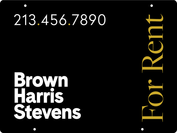 Office For Rent Hanging Sign Panel, 18h x 24w, 3mm Aluminum Composite