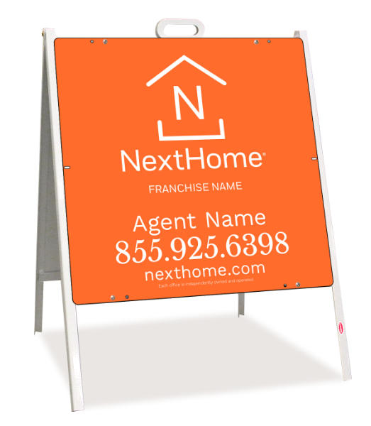 A-Frame and Sign Panel Unit, 24h x 24w, PVC