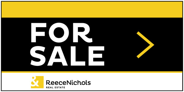 For sale sign panel, 4mm corrugated plastic 12h x 24w