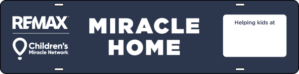 Miracle Home Sign Rider, 6h x 24w, Steel
